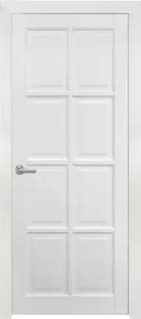 Межкомнатная дверь ЧФД Люция ПГ белое дерево Белый с текстурой