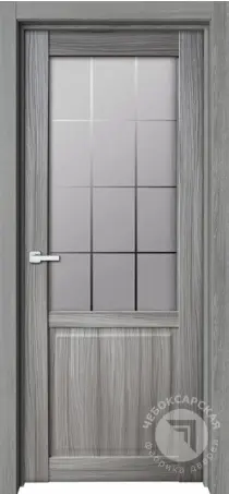 Межкомнатная дверь ЧФД 44К PROFILE ПО Серый