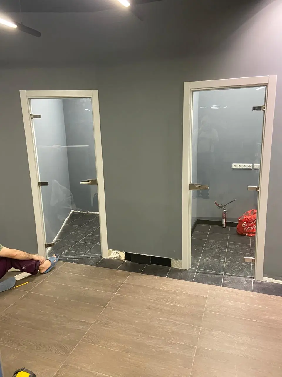 Дверь стеклянная MG-00 Прозрачная