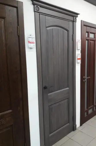 Межкомнатная дверь Осло ПГ Блэк Эйвори