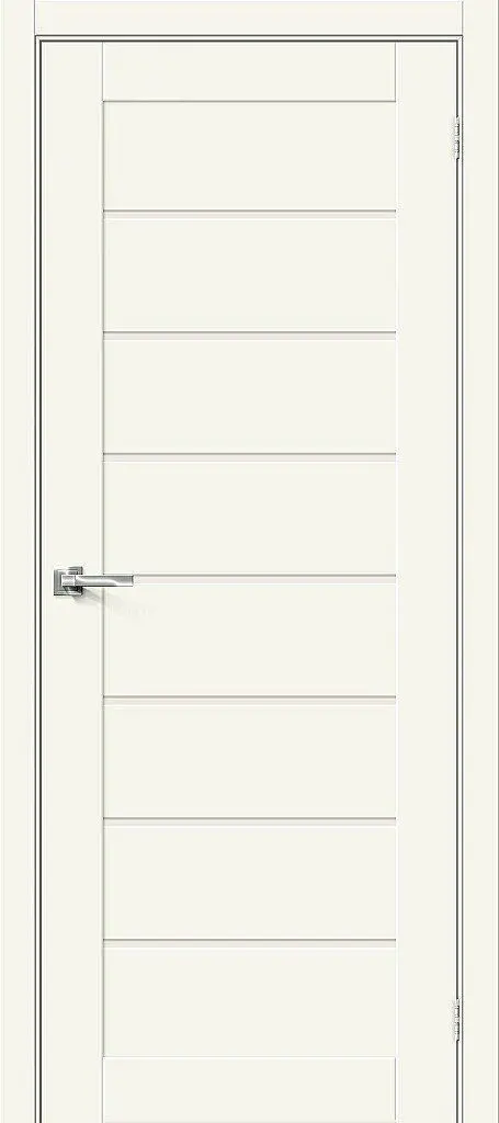 Межкомнатная дверь Браво-22 ПО White silk