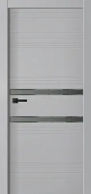 Межкомнатная дверь DG ONYX ПО серый бархат Серый бархат Зеркало