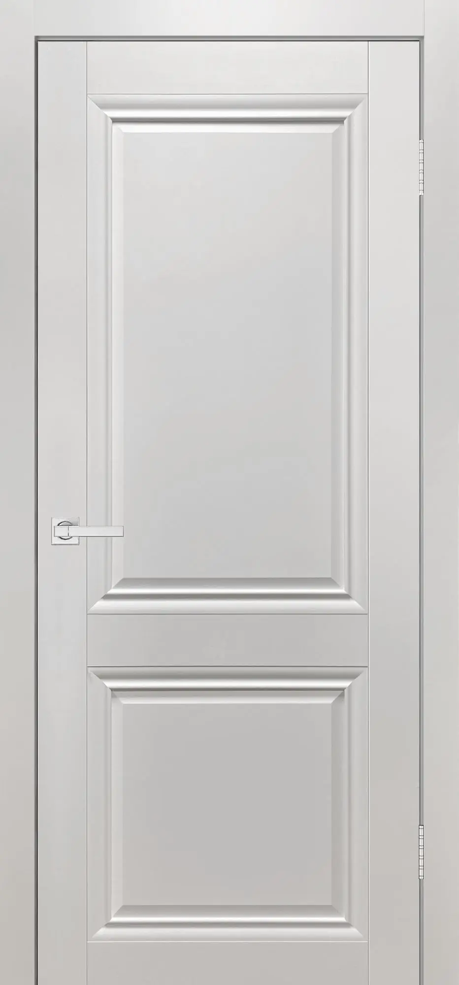 Межкомнатная дверь YD Евро 4 ПГ эмалит белый Белый