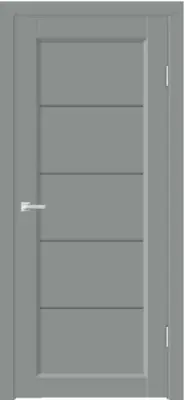 Межкомнатная дверь STYLE 1 ПО EMALUXE серый агат