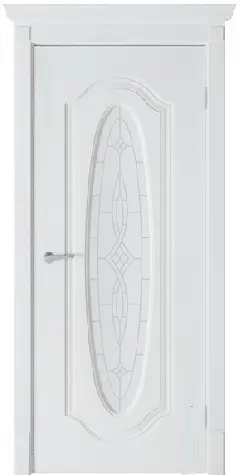 Межкомнатная дверь Оливия ПО белое дерево Белый
