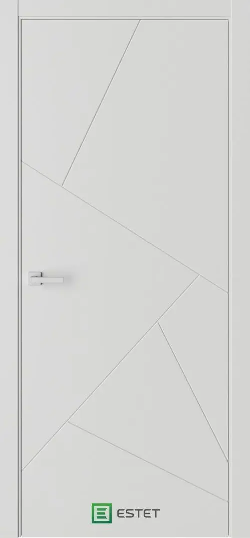 Межкомнатная дверь P18 RAL7047 Светло-серый