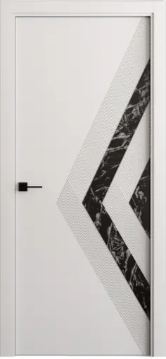 Межкомнатная дверь Каррара-7 RAL 9003 Белый