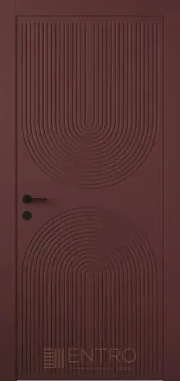 Межкомнатная дверь Entro Unico 5 Красный