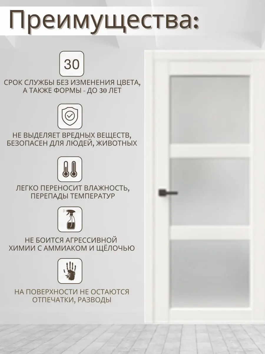 Межкомнатная дверь QX12 Ultratex Белый