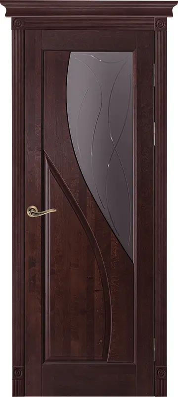 Межкомнатная дверь Даяна ПО махагон ольха