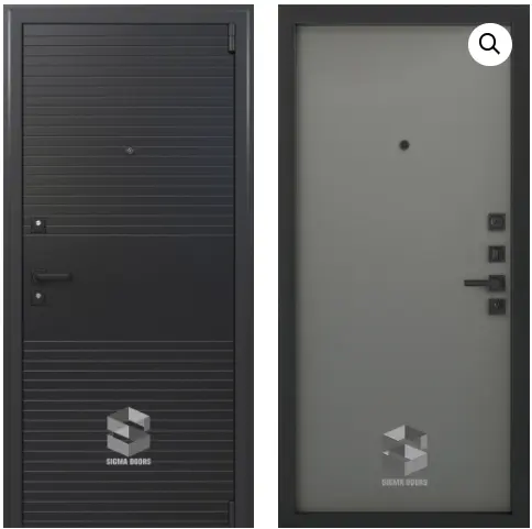 Входная дверь с шумоизоляцией Sigma Комфорт Black Line
