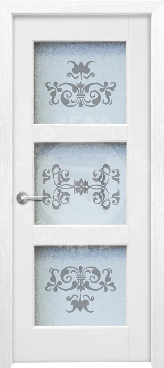 Межкомнатная дверь ЧФД Эмма 160 ПО пескоструй