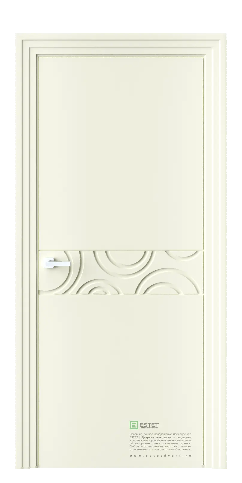 Межкомнатная дверь N28 PESCHANIY Слоновая кость