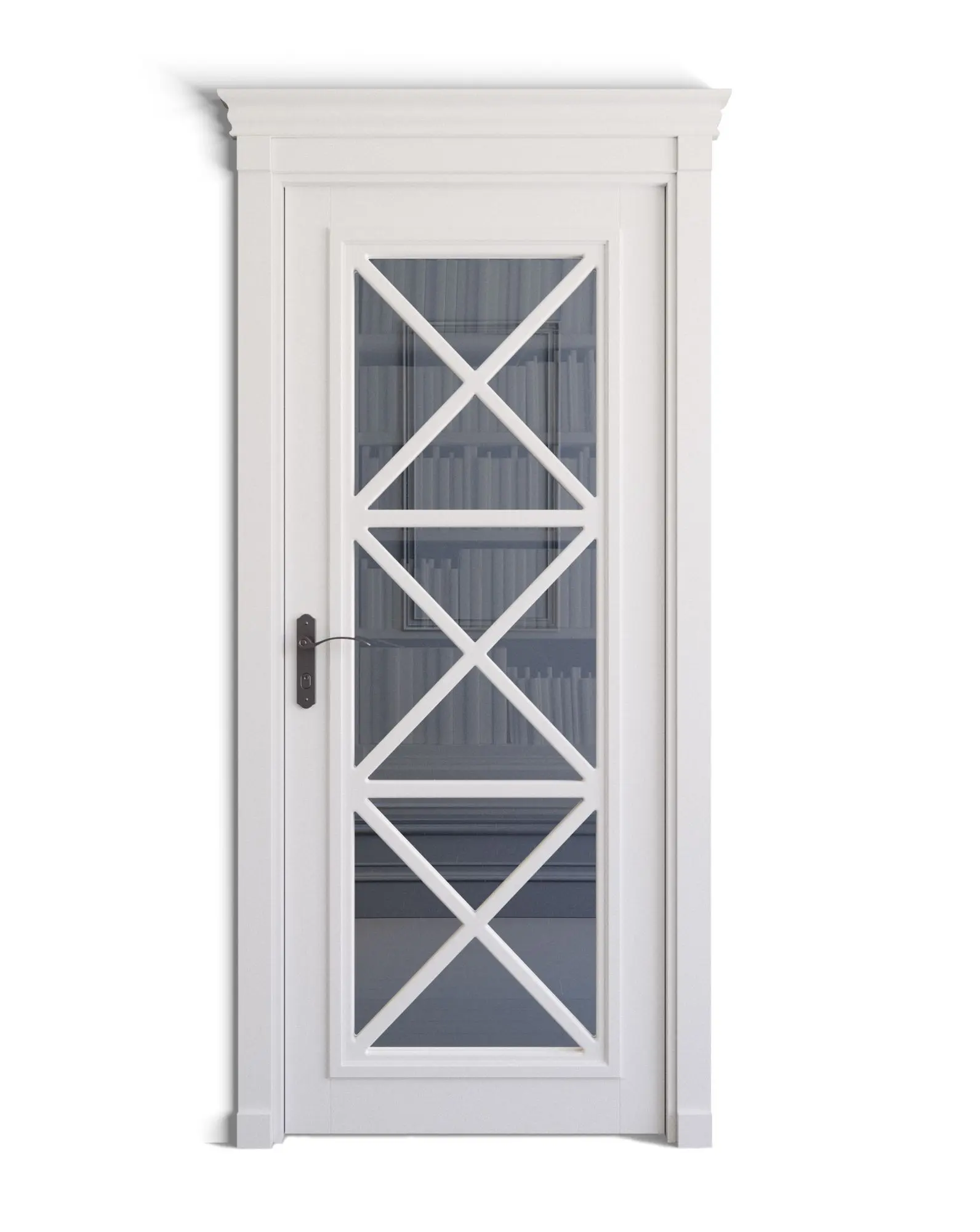 Межкомнатная дверь D-Ola Сандра-2 эмаль белая