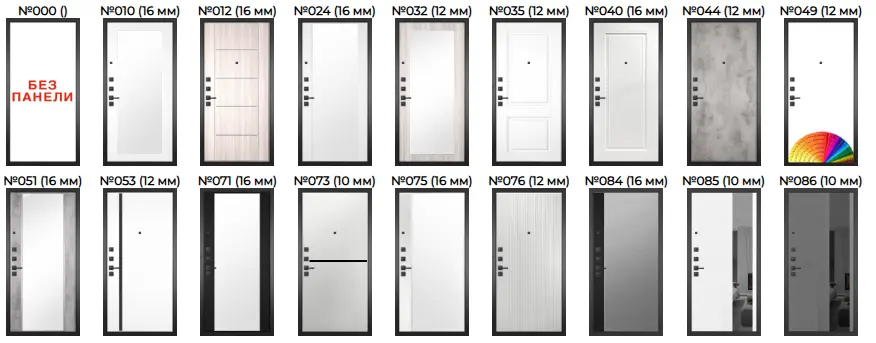 Входная дверь с электронным замком Гранит Гранж Смарт панель 076