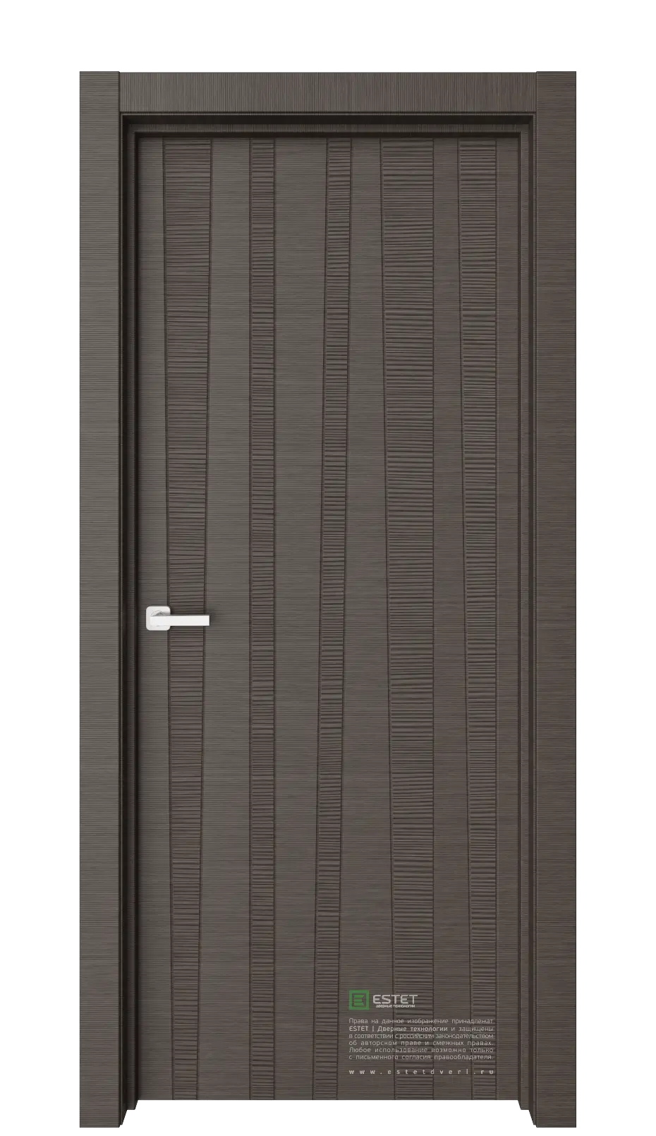 Межкомнатная дверь Вейс В4Д Венге-горизонт Венге