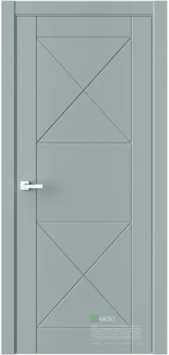 Межкомнатная дверь Perfect P4 лунный Серый