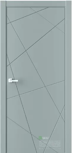 Межкомнатная дверь Perfect P1 лунный Серый