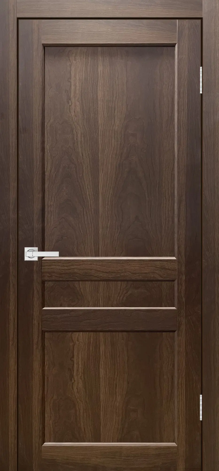 Межкомнатная дверь YD Евро 29 ПГ Классика орех макадамия Орех