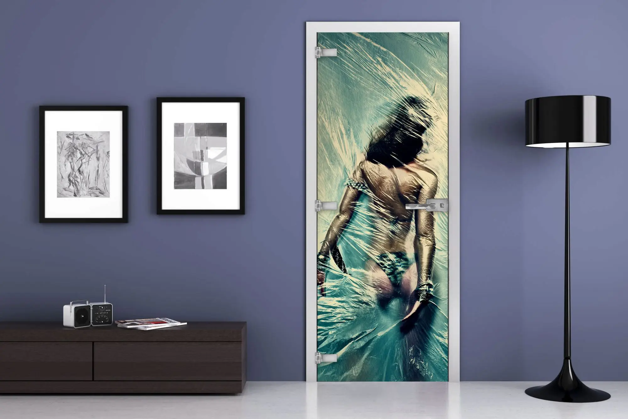 Дверь стеклянная MG-Woman 20