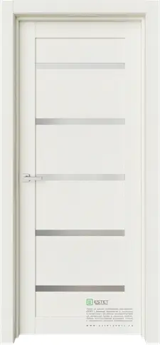 Межкомнатная дверь RE1 альпийская лиственница, белое Лиственница белая