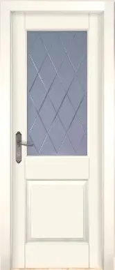 Межкомнатная дверь Элегия ПО эмаль белая ольха
