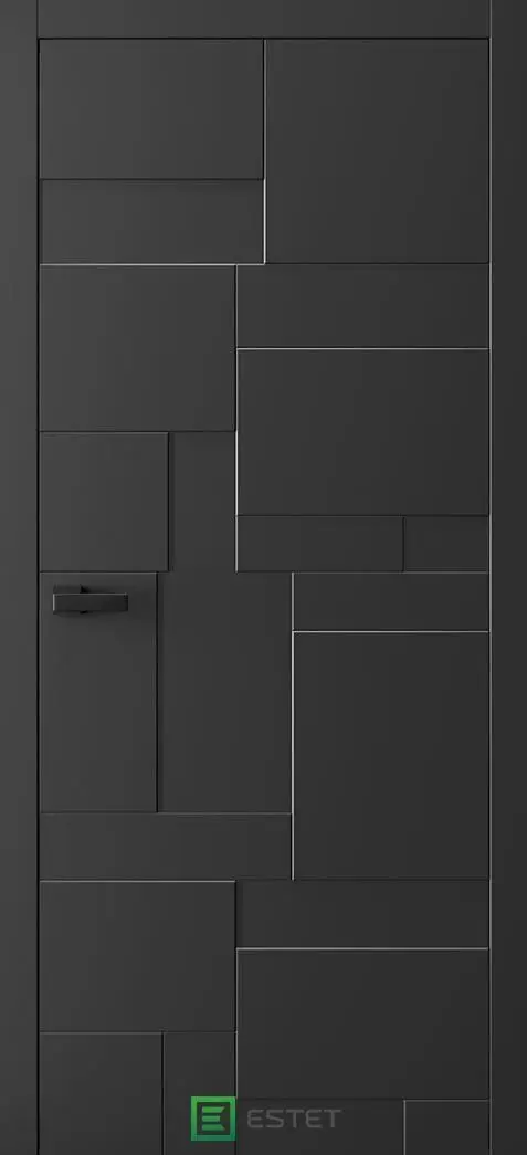 Межкомнатная дверь PV-4 RAL9005