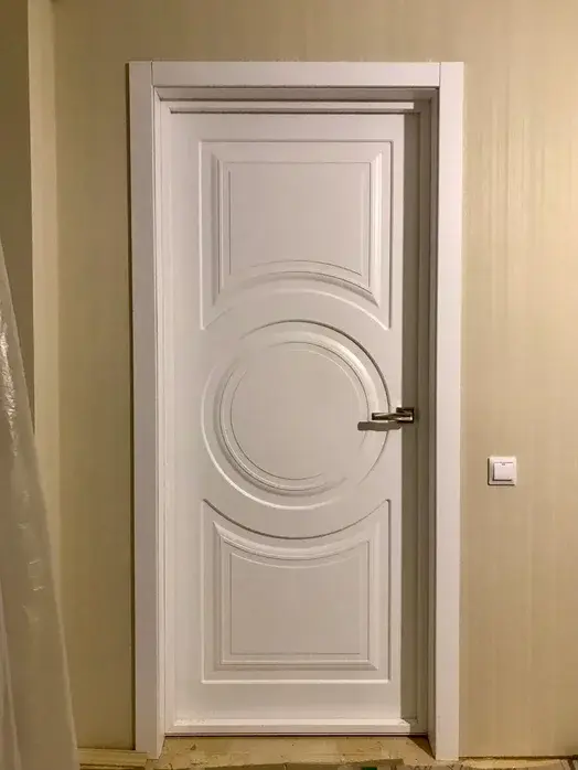 Межкомнатная дверь Сolor Адриана эмаль белая акрил Белый