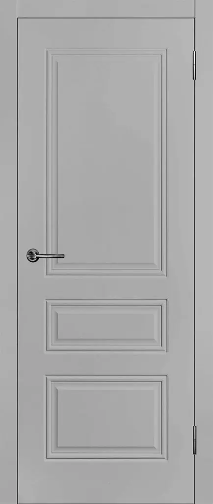 Межкомнатная дверь Честер ВД ПГ эмаль серая RAL 7047
