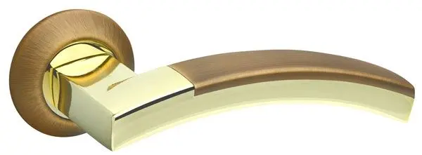 Дверная ручка раздельная FUARO ACCORD RM AB/GP-7