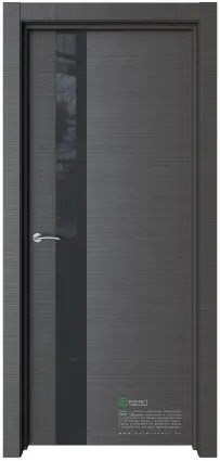 Межкомнатная дверь Альфа "Лакобель" Венге