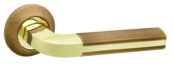 Дверная ручка раздельная FUARO LARGO RM AB/GP-7