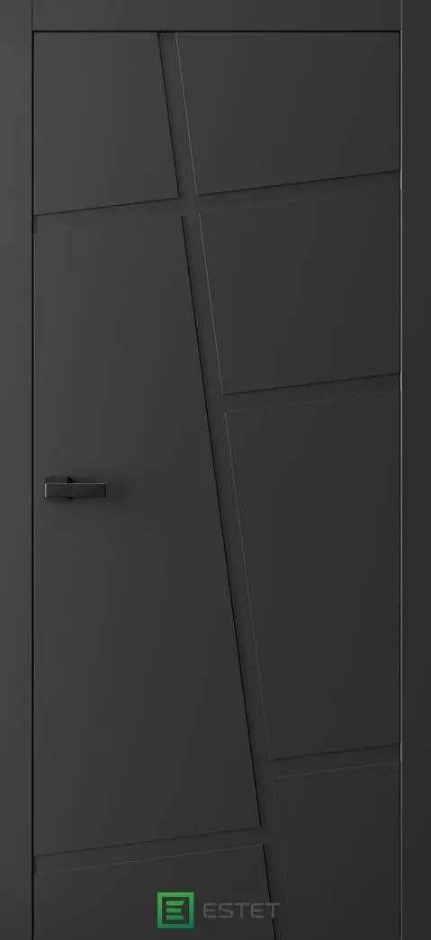 Межкомнатная дверь PV-2 RAL9005 Черный