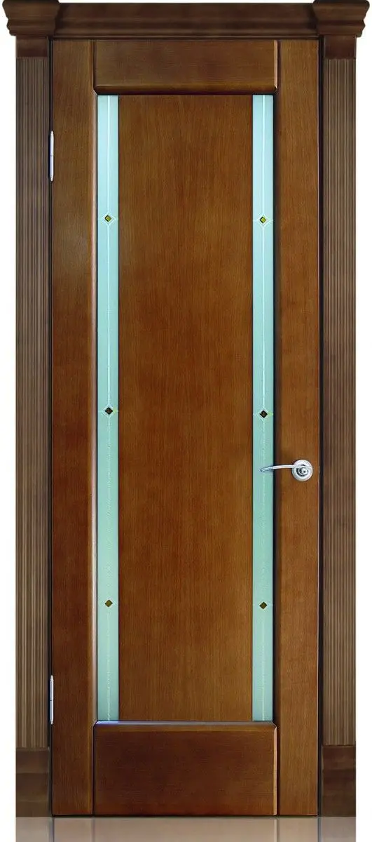 Межкомнатная дверь Реджина-2 "Эльда", шпон: анегри тон 1 Темный Анегри