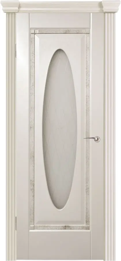 Межкомнатная дверь Андора "Монако", ясень тон 6 белый Белый