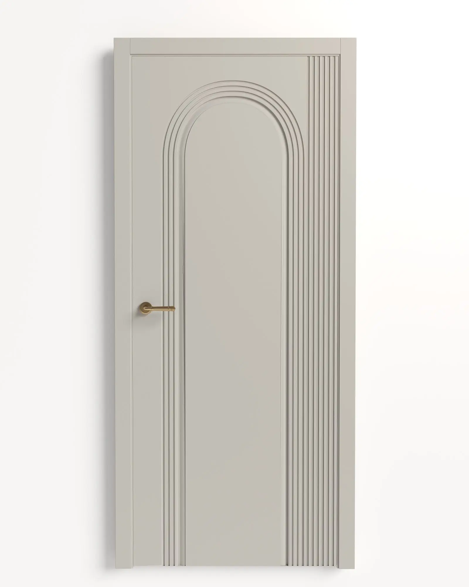 Межкомнатная дверь Color №12 Бежево-серый