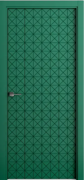 Межкомнатная дверь Color №5 RAL6000 Зеленый