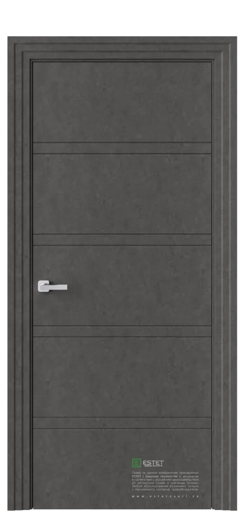 Межкомнатная дверь P5 Бетон антрацит Антрацит