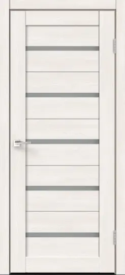 Межкомнатная дверь CITY 7 дуб бьянко Дуб Бьянко Сатинат белый