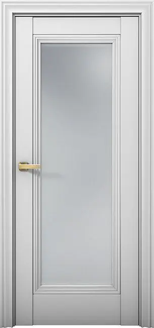 Межкомнатная дверь Co 30 Кобальт Манхеттен Светло-серый Сатинат белый