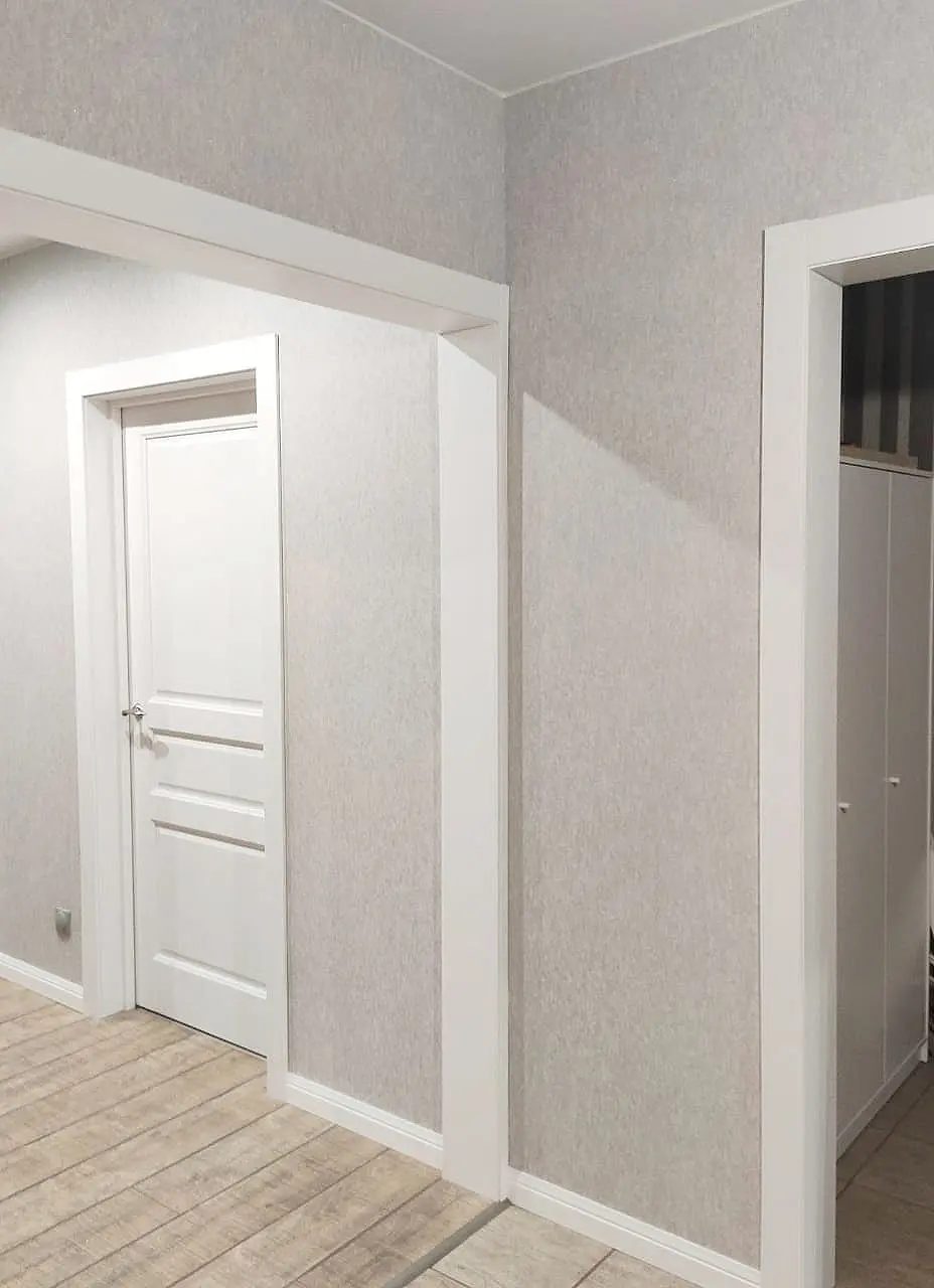 Межкомнатная дверь Соната-5 Полярный Белый с текстурой