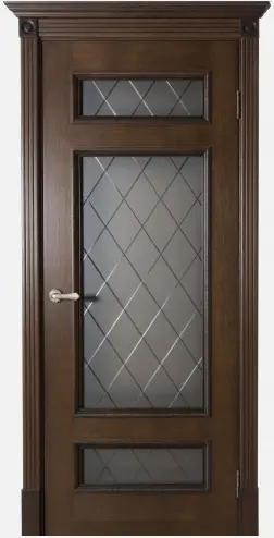 Межкомнатная дверь Рим ПО цвет: №19 Тёмный