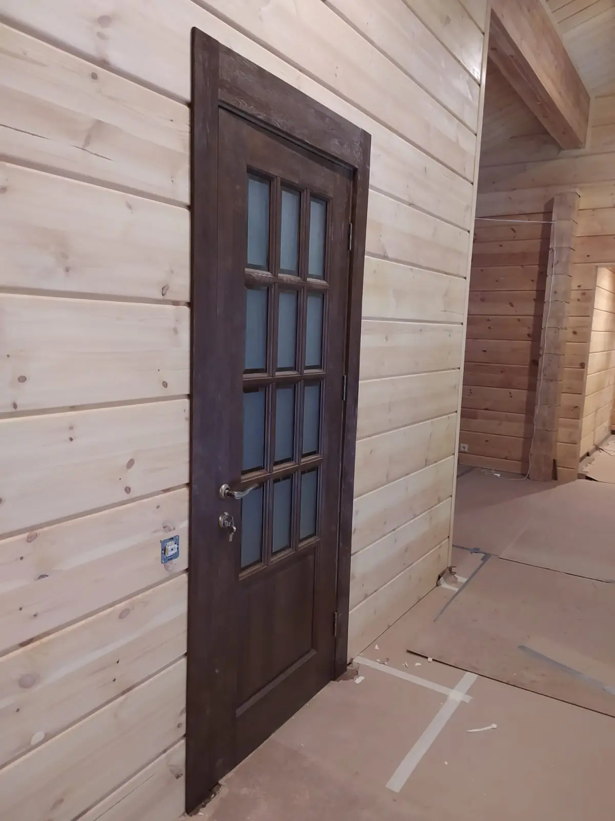 Межкомнатная дверь Лондон ПО античный орех дуб