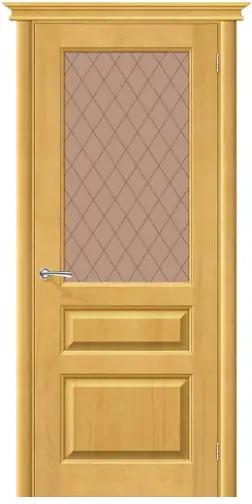 Межкомнатная дверь М-5 Браво ПО Кристалл Медовый