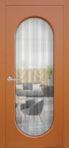 Межкомнатная дверь Мэрил 4 ДО рифленое Флутс