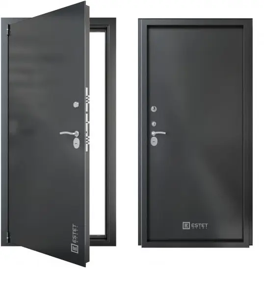 Металлическая дверь Престиж 4 муар черный