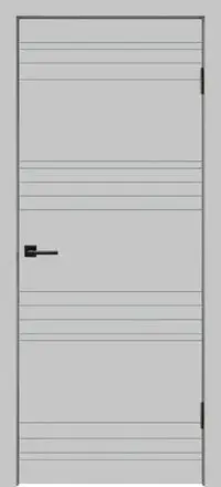 Межкомнатная дверь SCANDI N Эмаль светло-серая
