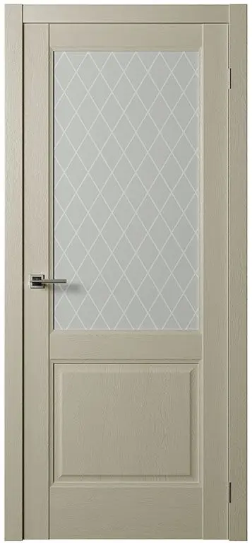 Межкомнатная дверь Двери Регионов НОВА-4 Серена керамик Бежевый Ромб