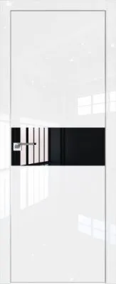17LE АL Белый Люкс ст.Lacobel черный лак