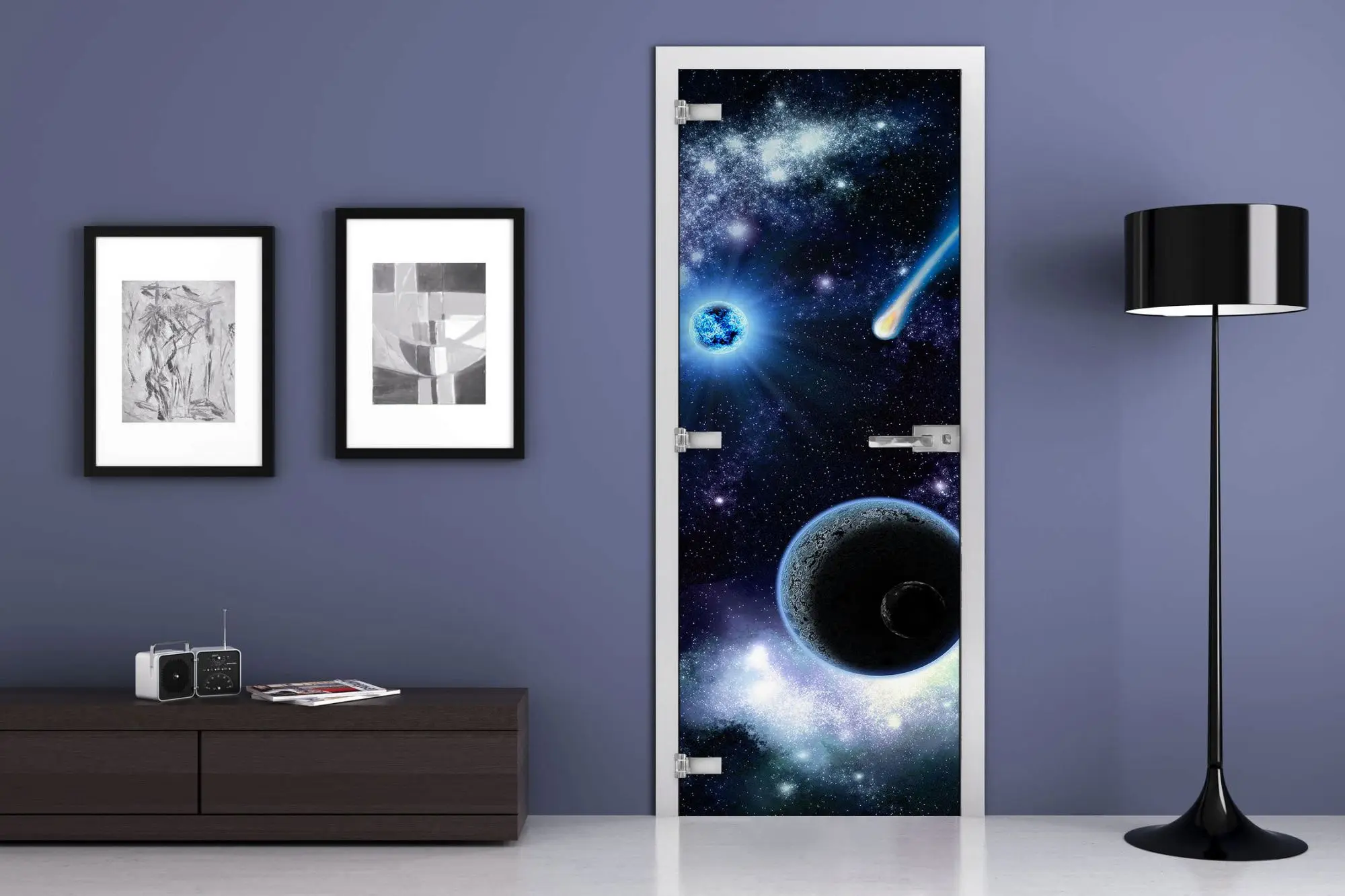 Дверь стеклянная MG-Space 1